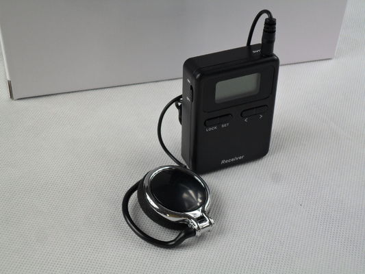 mini transmisor y receptor audios inalámbricos del sistema de la guía 008A para el punto escénico