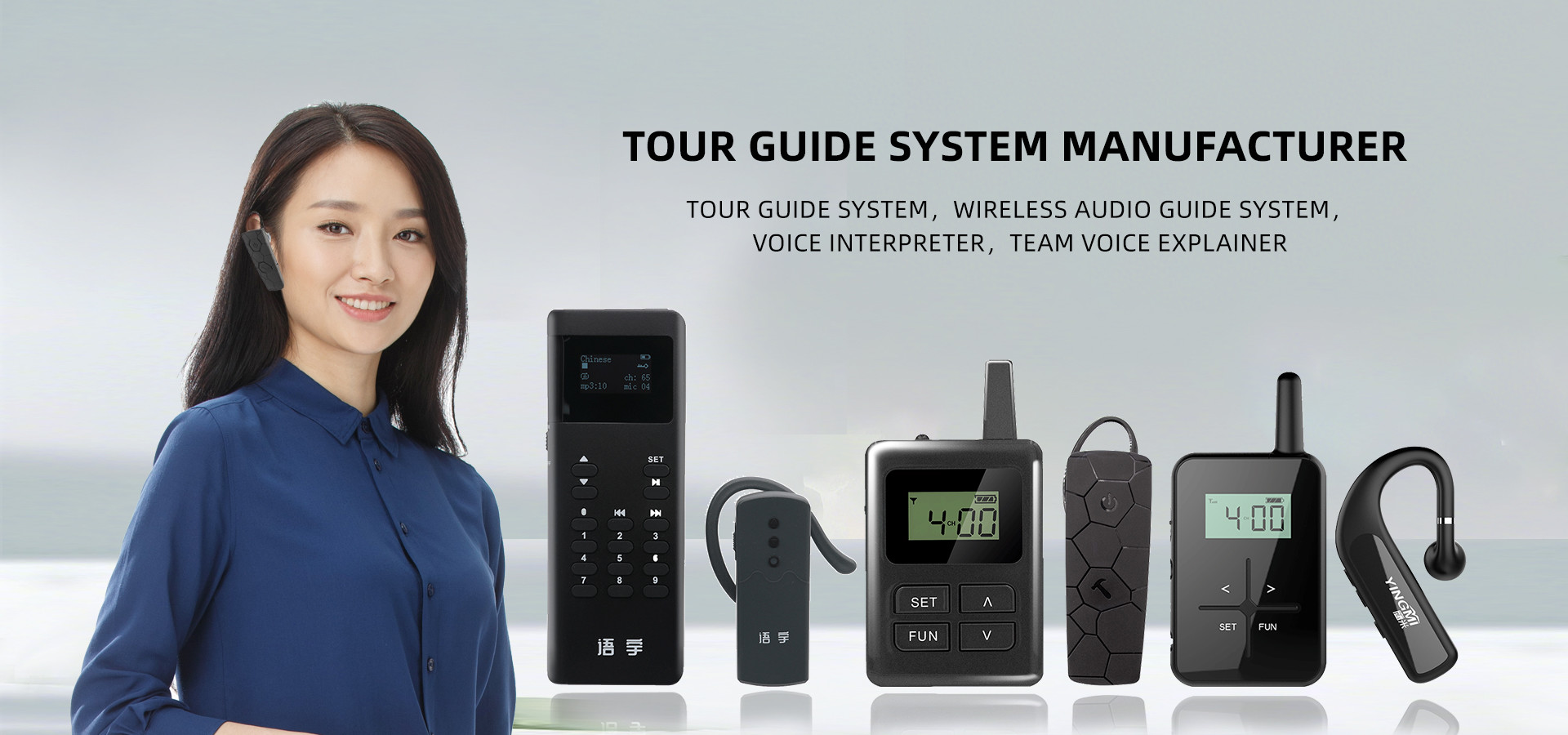calidad Sistema de audio para guías turísticos Fábrica