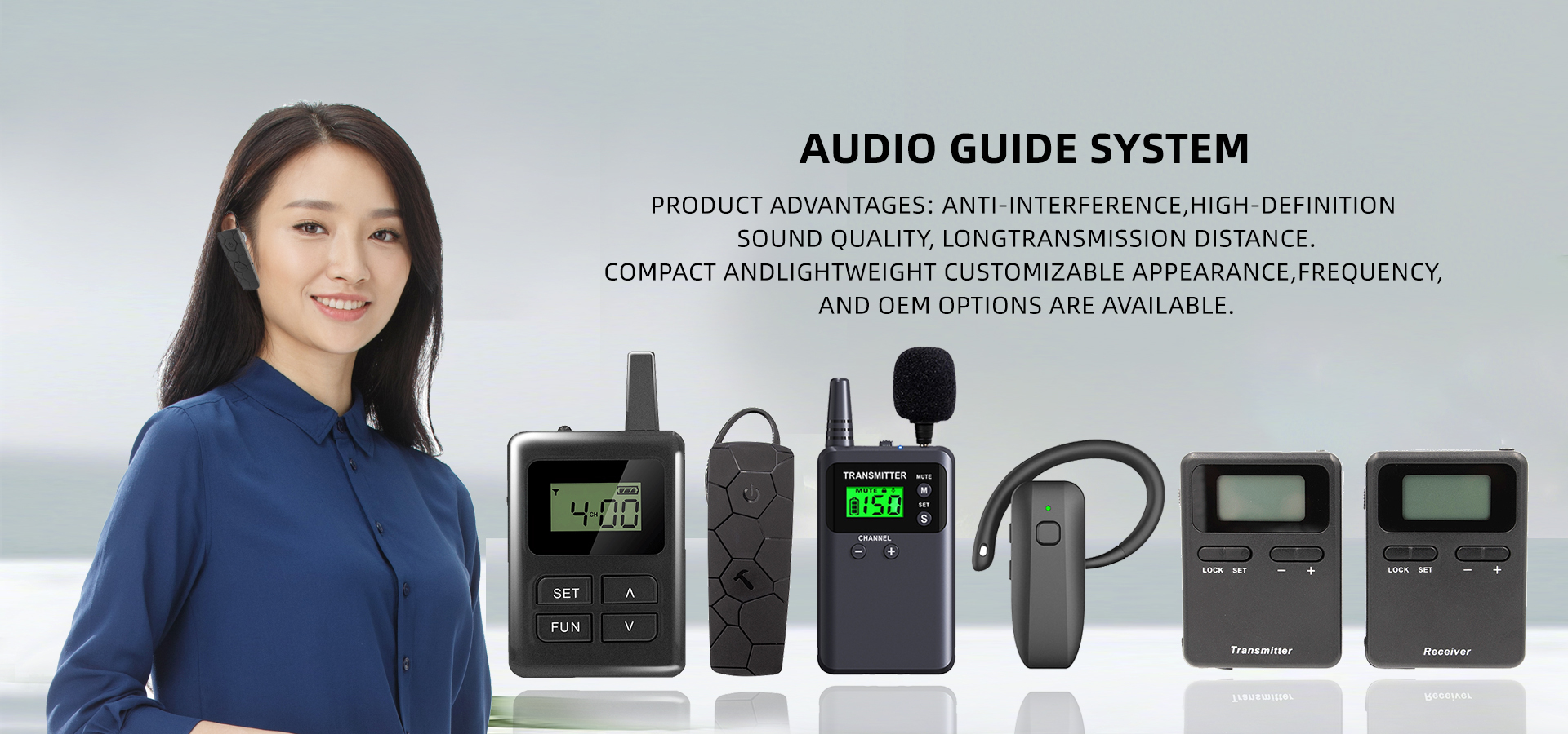 calidad Sistema de audio para guías turísticos Fábrica