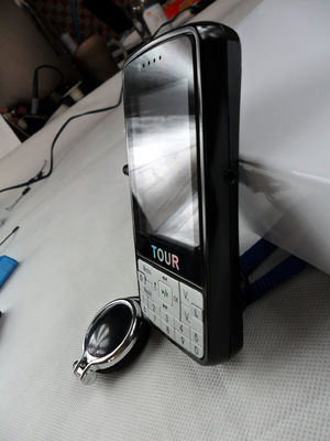 Sistema automático del guía turístico del aparato de lectura 007B de las multimedias con la pantalla LCD de 3,5 pulgadas