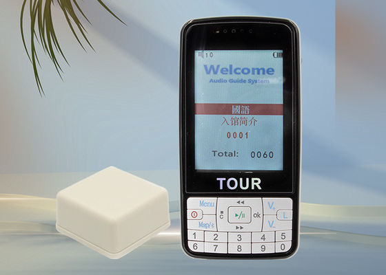 Explicación del equipo del guía turístico de la pantalla LCD para lingual multi